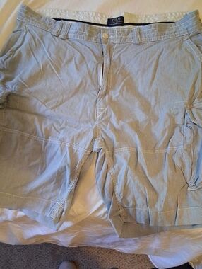 Polo by Ralph Lauren Blue-Striped Cargo Shorts
